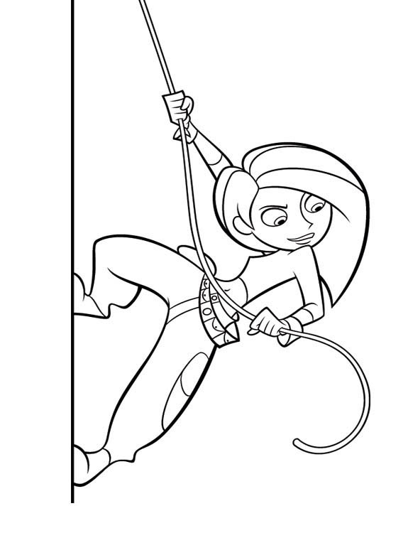 Kids-n-fun.com | Coloring page Kim Possible Kim Possible